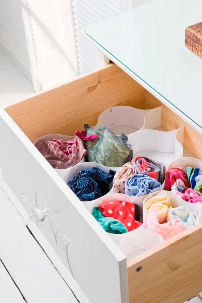 Use Drawer Dividers For Your Undergarments