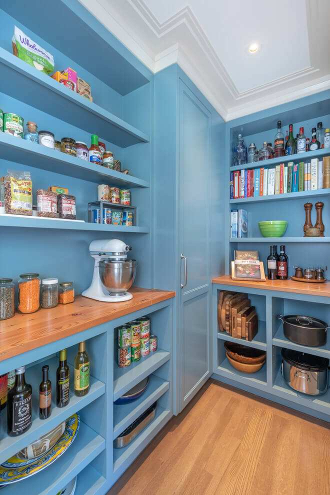 Airy Blue Color For Kitchen