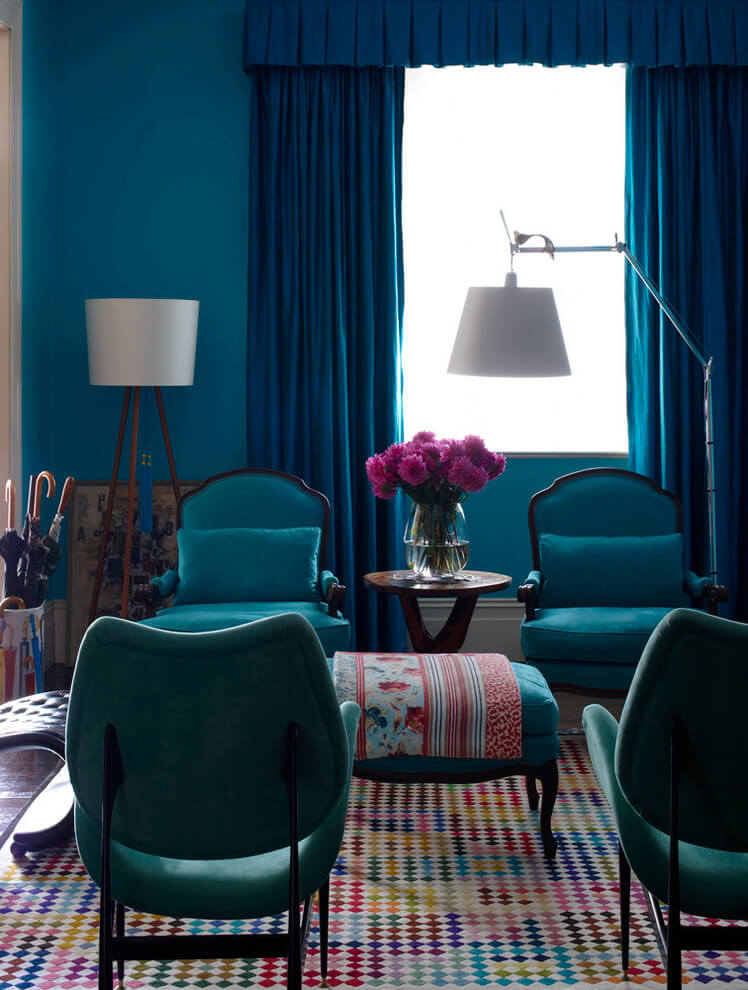 Bold Turquoise Paint Color