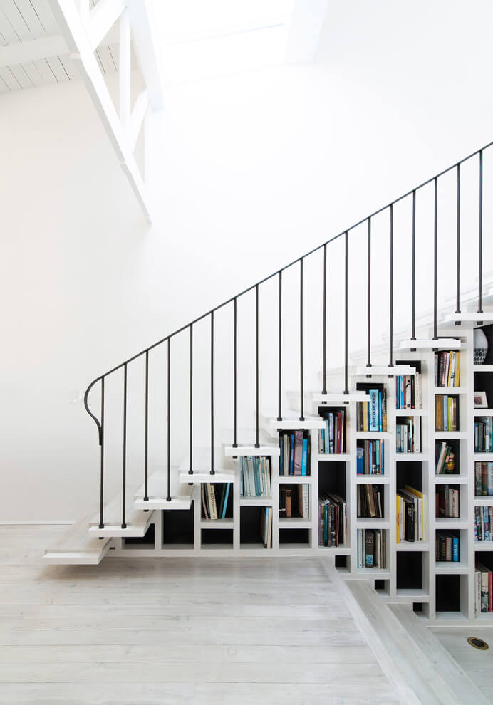 Bookshelf Under The Stairs