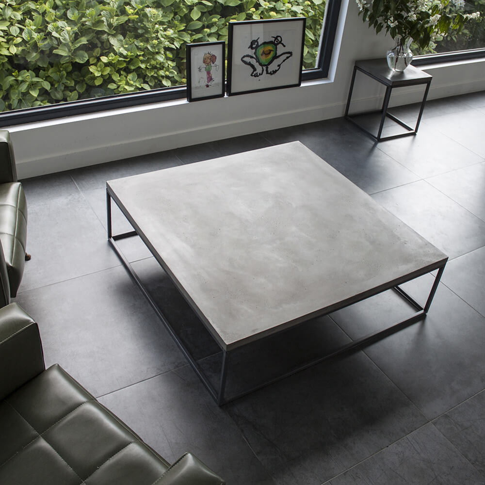 Concrete Slab Table Top Design