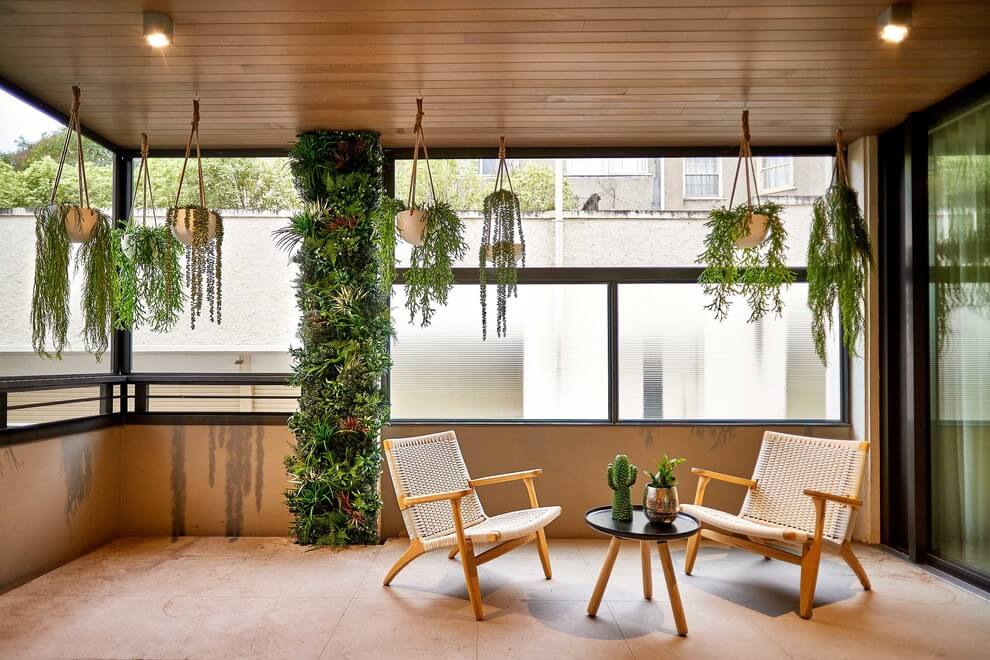 Hanging Plants And Wall Garden