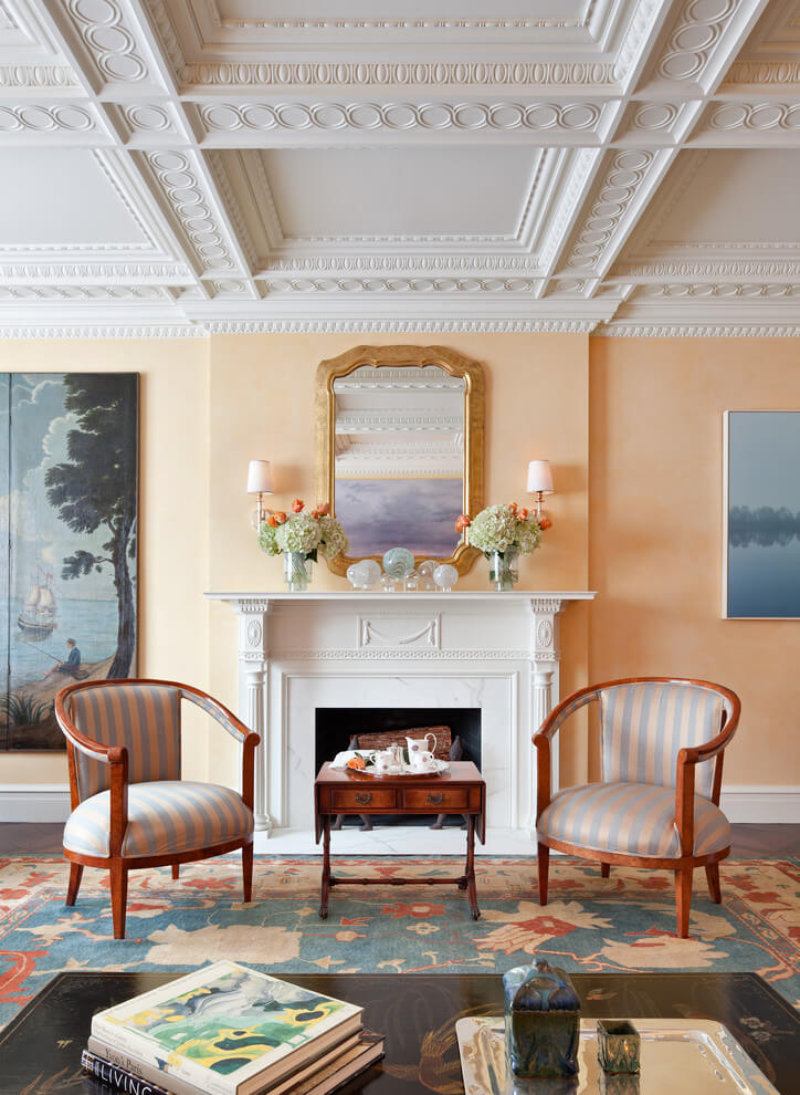 Light Peach Living Room Paint
