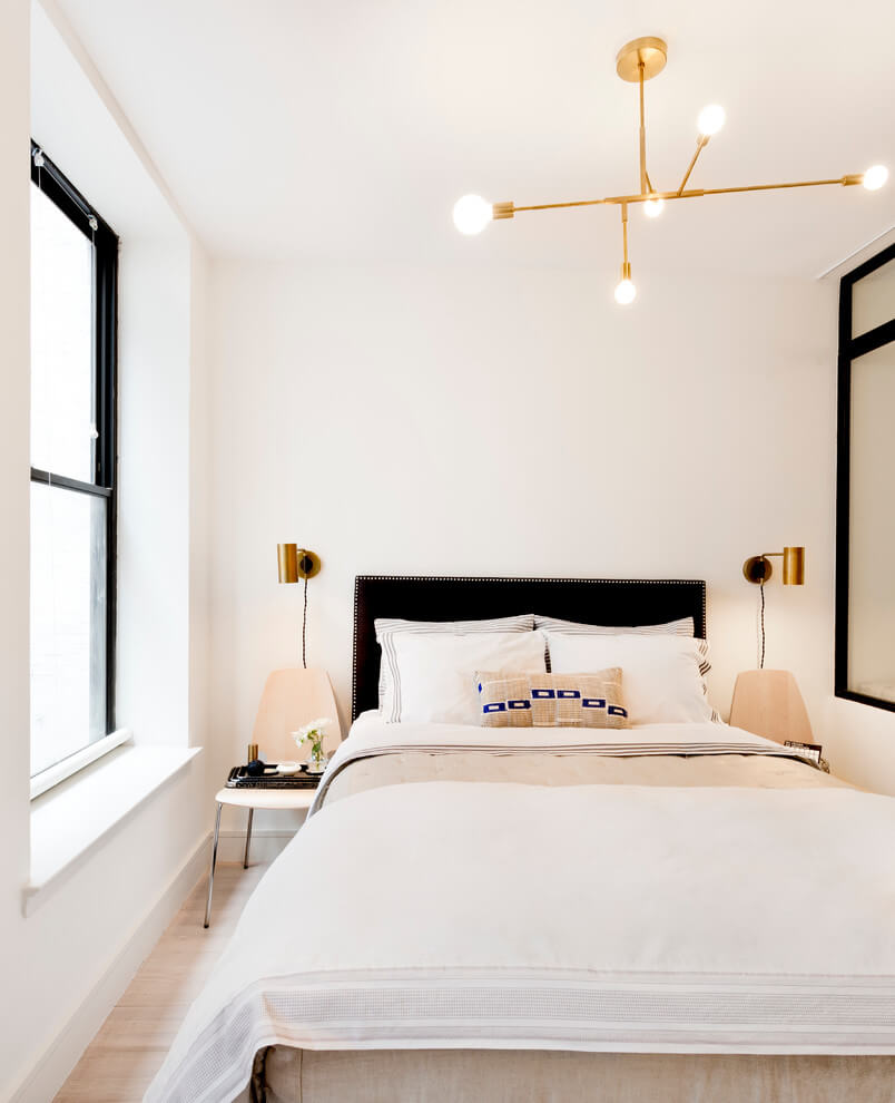 Bright White Modern Bedroom Design
