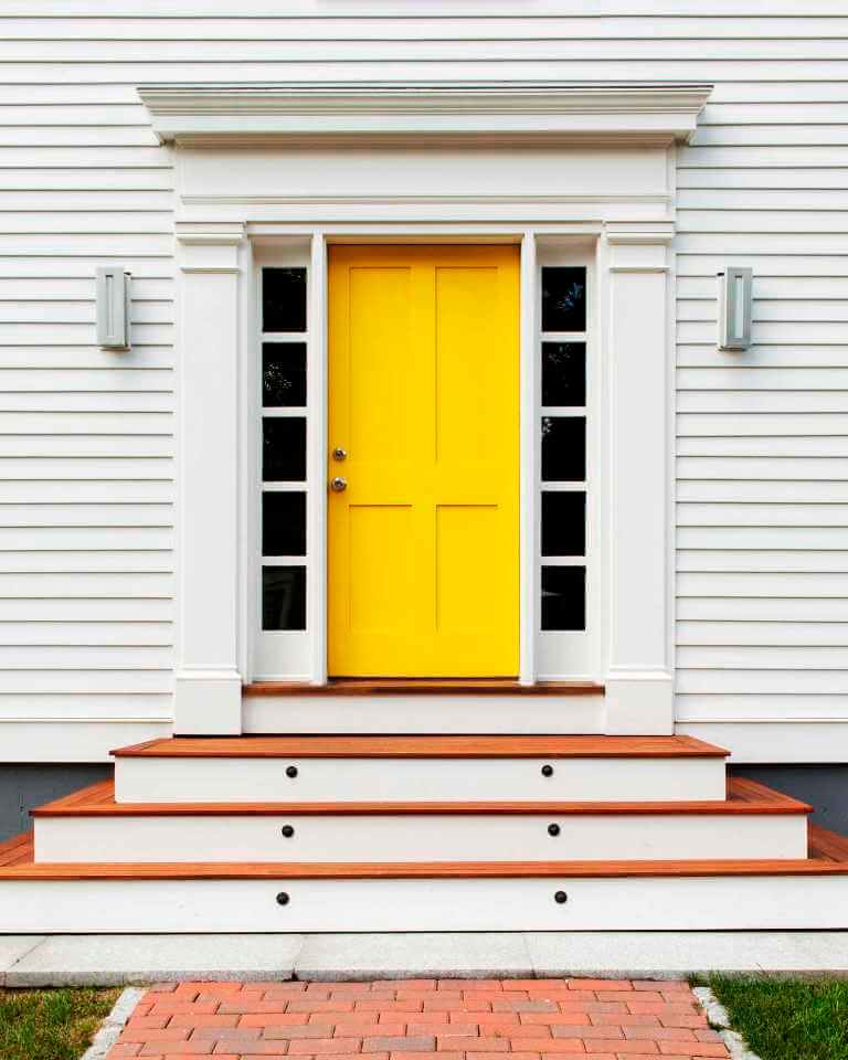 Bright Yellow Front Door Paint Colors