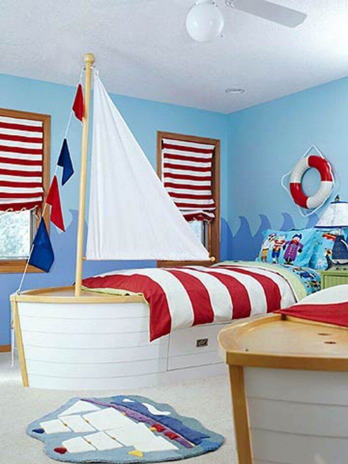 Innovative Boat Shaped Kids Beds