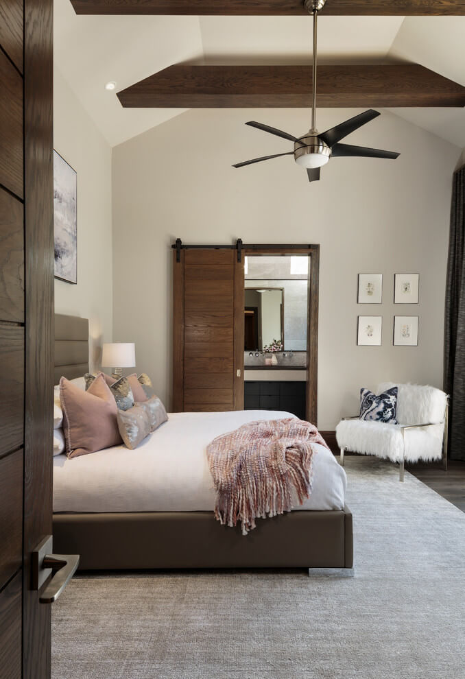Warm Wood Accents In Bedroom