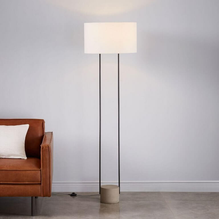 Industrial Style Club Floor Lamp