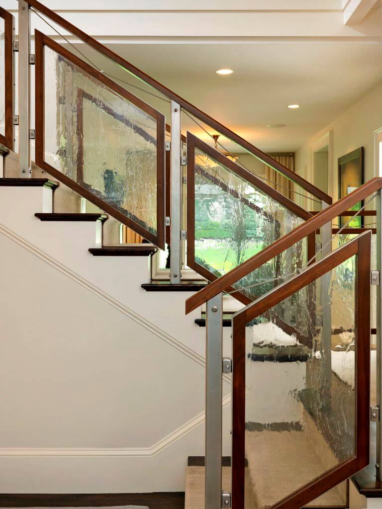 Custom Modern Stair Railing Design