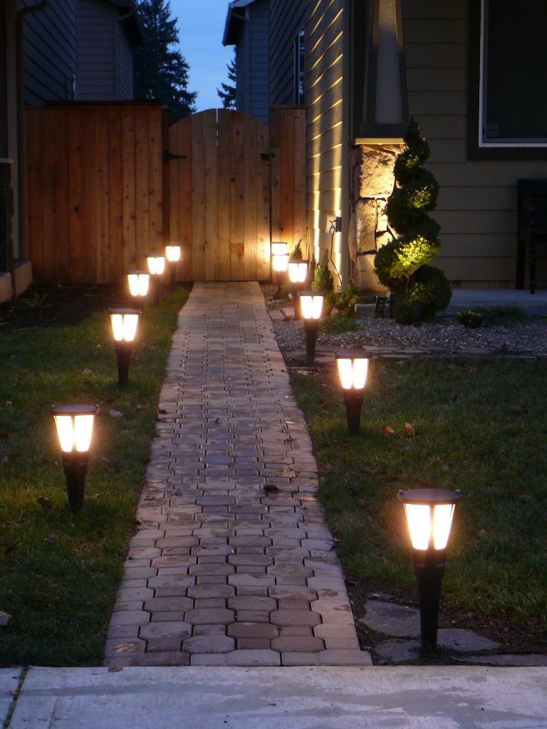 Light Up Driveways And Footpath