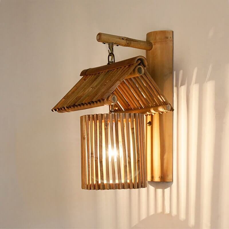 Bamboo Wall Lamps for Decor
