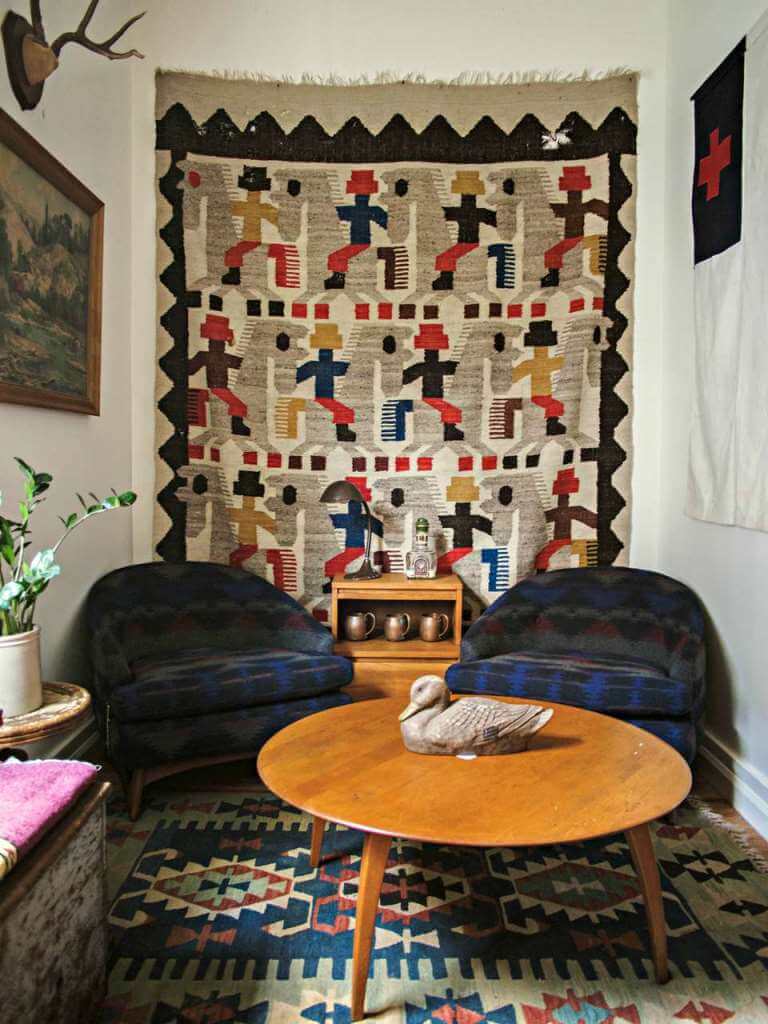 Use Rugs or Tapestry Wall Hanging