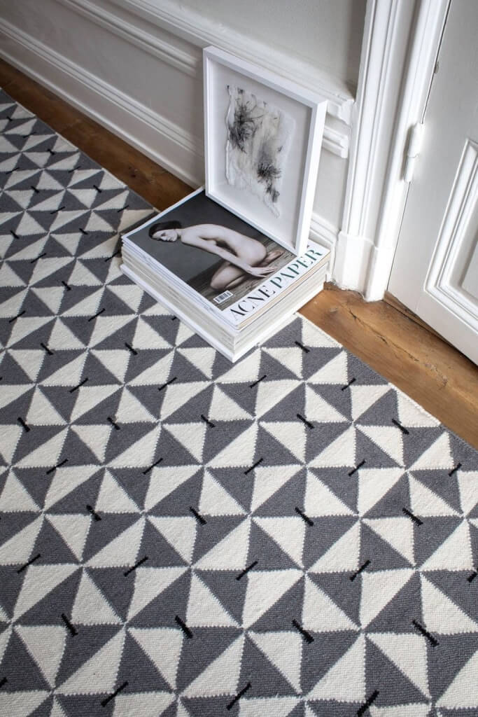 Playful Geometric Pattern Carpet