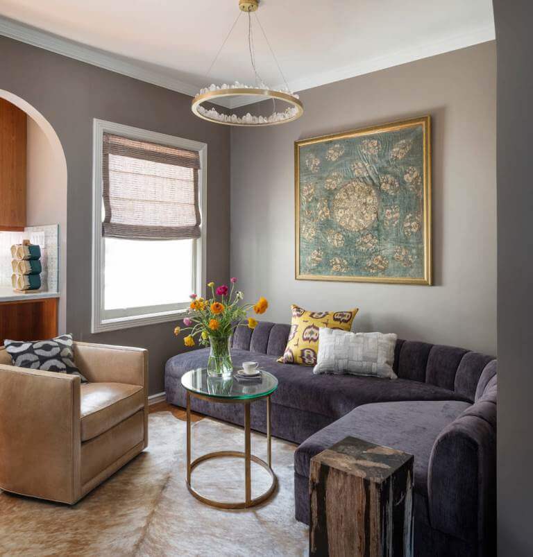 Small Grey Living Room Design
