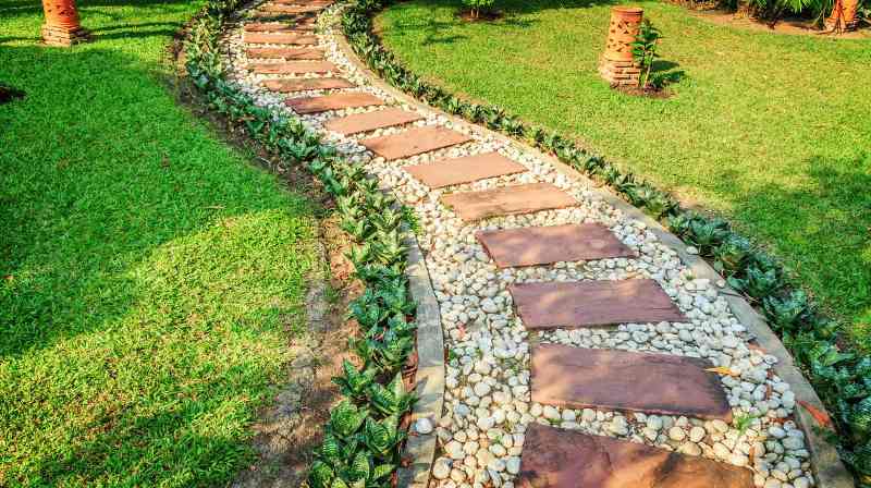 Simple stone path