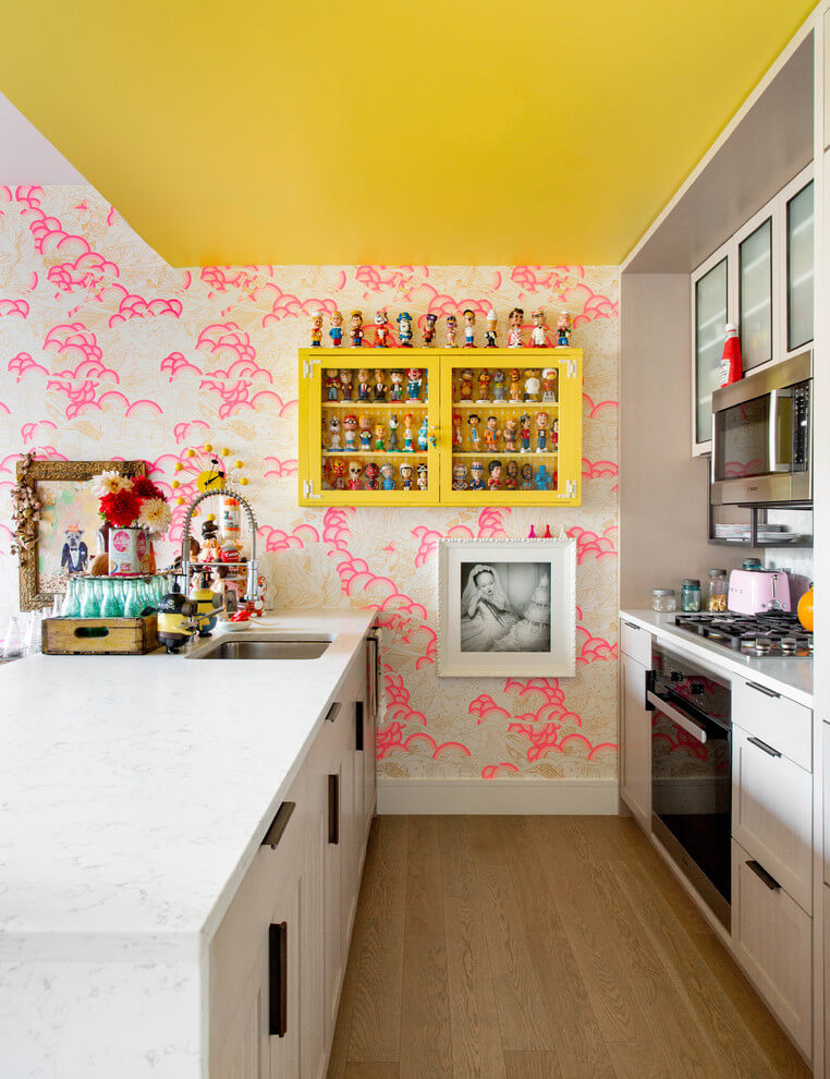 Whimsical Yellow Kitchen Design